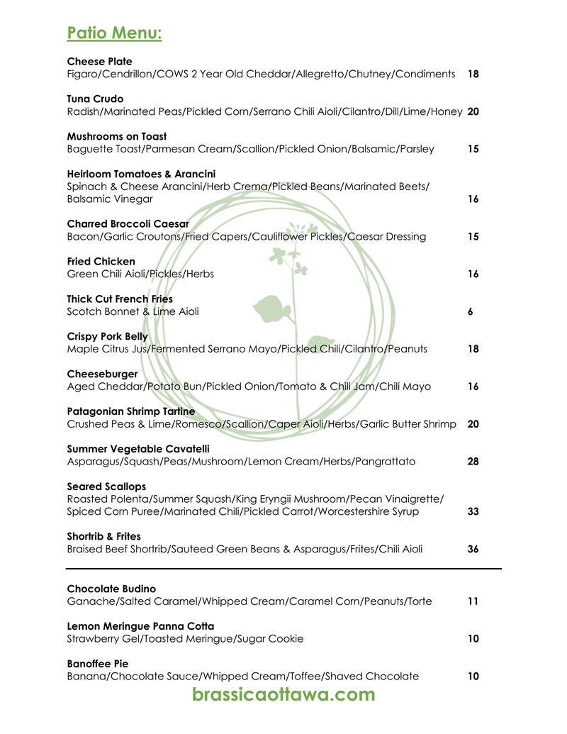 Patio Menu July 24